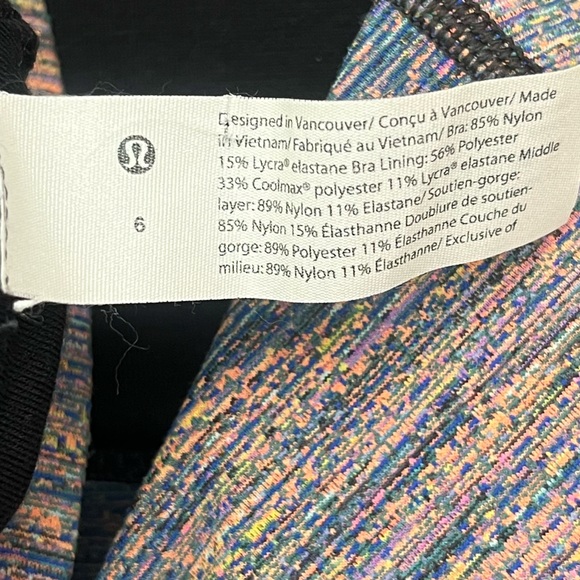 Lululemon High Neck Energy Bra *Long Line - Picture 5 of 5